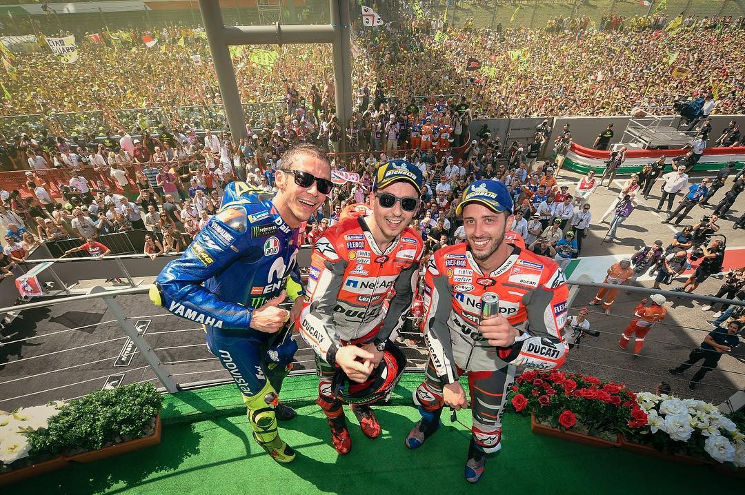 MotoGP Mugello Italy 2018, Ducati vs Rossi!