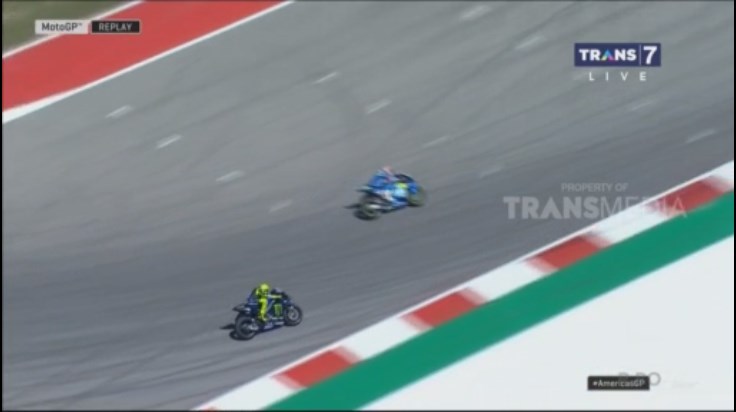 Rossi overtake Rins motogp hari ini 15 april 2019 c
