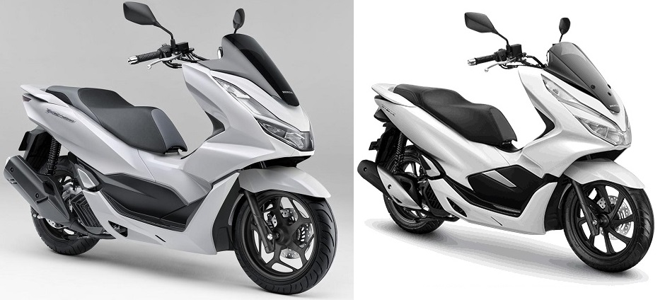 desain Honda PCX160 2021 vs PCX150